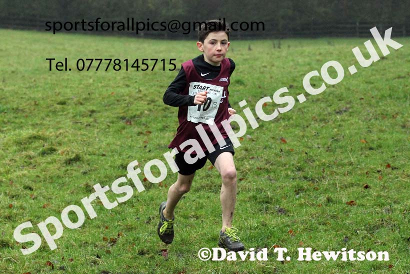 Boys under-13s, NECAA Junior Cross Country Relays, Thornley Farm, Peterlee, Saturday, December 12th. Photo: David T. Hewitson/Sports for All Pics